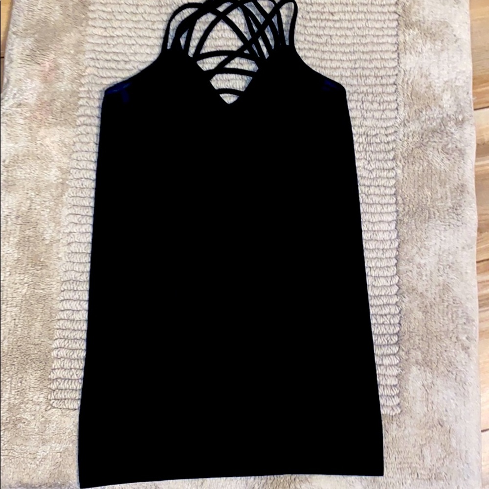 LOVE CHARM one size fits all Black tank top